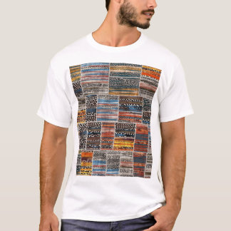 Camiseta Collage de trabajo en mosaico: Extravaganza del pa