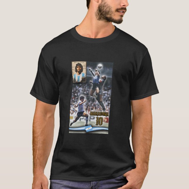 Camiseta Collage del 10 Maradona (Anverso)
