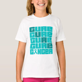 Camiseta Collage del cáncer ovárico de la CURACIÓN