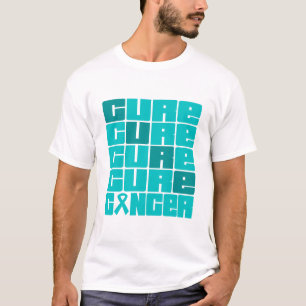 Camiseta Collage del cáncer ovárico de la CURACIÓN