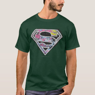 Camiseta Collage del logotipo de superchica
