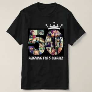 Camiseta Collage del número de la foto del personalizado ne