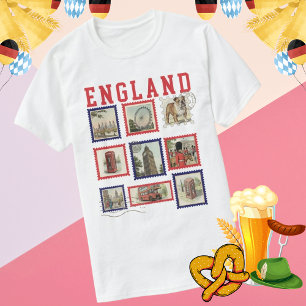 Camiseta Collage del sello londinense Reino Unido Souvenir 
