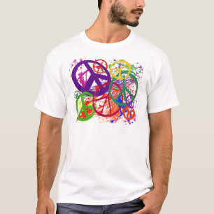 CAMISETA COLLAGE DEL SIGNO DE LA PAZ