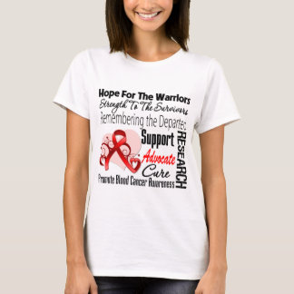 Camiseta Collage del tributo de la esperanza del cáncer de