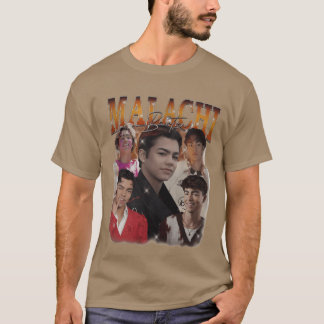 Camiseta Collage estético de retrato de Malachi Barton Fan