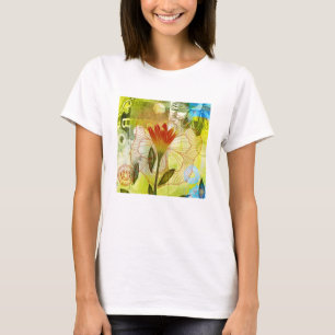 Camiseta Collage floral