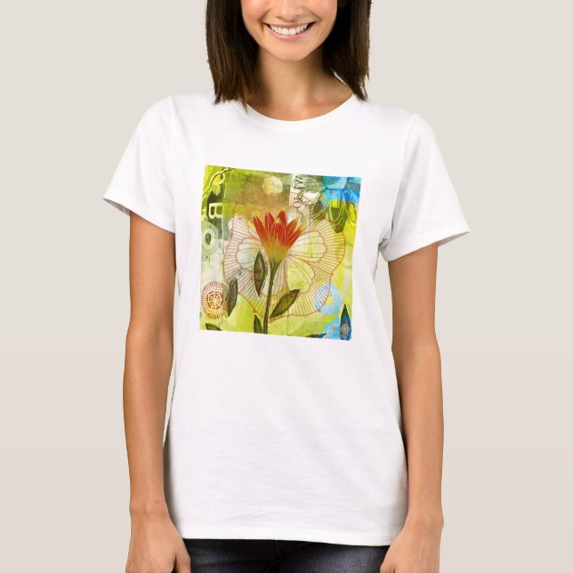 Camiseta Collage floral (Anverso)
