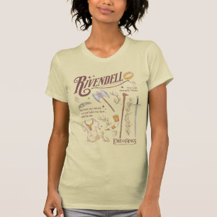 Camiseta Collage Gráfico de Acuarela RIVENDELL™