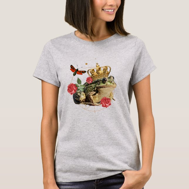 Camiseta Collage real de ranas (Anverso)
