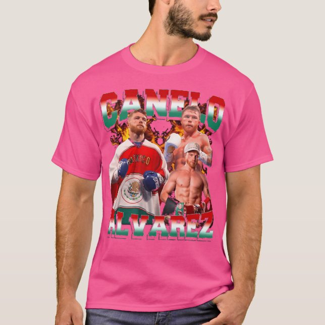 Camiseta Collage retro de Canelo Alvarez (Anverso)
