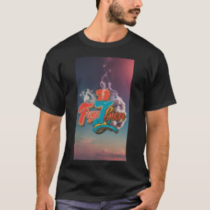 Camiseta Collage retro-futurista Traybien