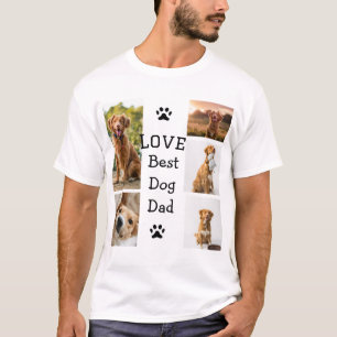 Camiseta Collage simple de fotos con nombres de animales co