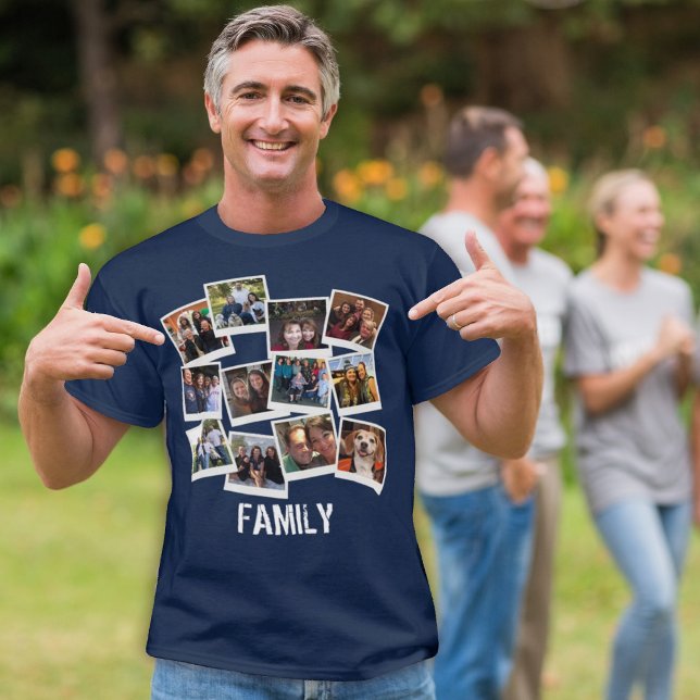 Camiseta Collage único de fotos de familia propia (Subido por el creador)