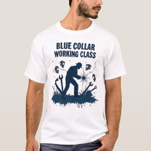 Camiseta Collar azul Clase de trabajo - Tee de regalo de so