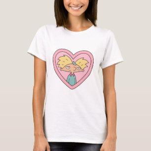 Camiseta Collar de Corazón con Crush de los 90 — Sticker de