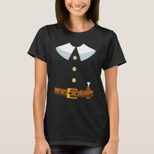 Camiseta Collar de disfraces de peregrino Día de Acción de 