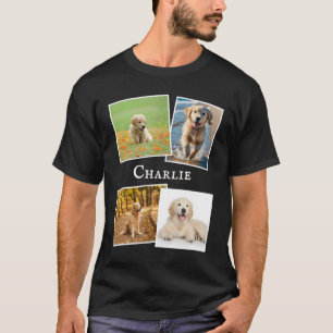 Camiseta Collar de fotos personalizado para amantes de los 