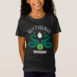 Camiseta Collar Doble Serpiente de la Casa SLYTHERIN™ Gráfi