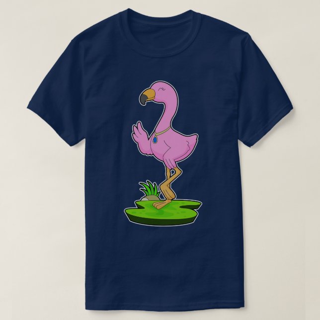 Camiseta Collar Flamingo (Diseño del anverso)