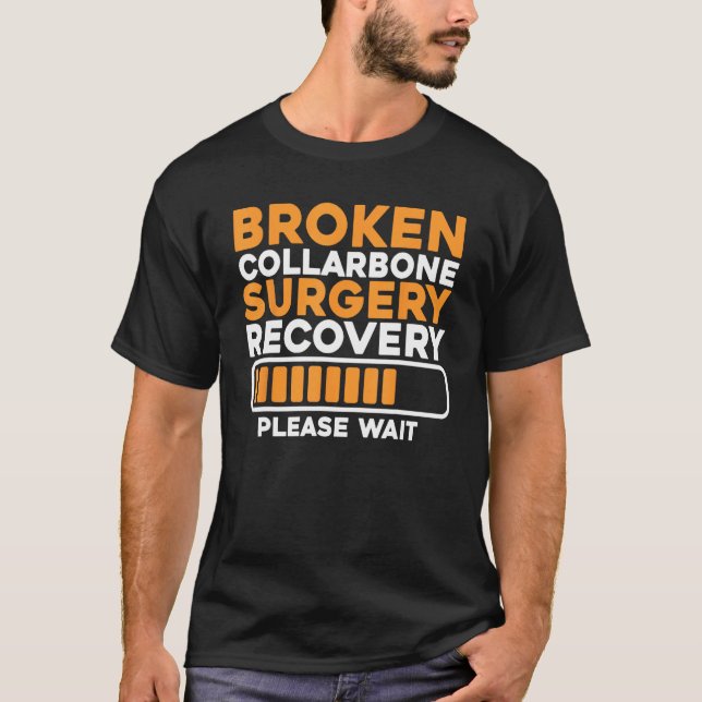 Camiseta Collarbone roto - Clavícula fracturada Col lesiona (Anverso)