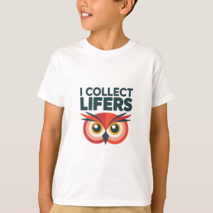 Camiseta Collect Lifers - Gráfica divertida de aves de búho
