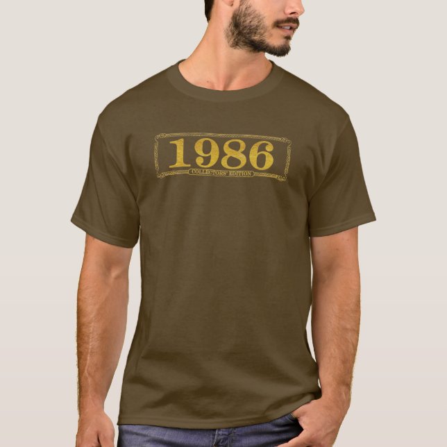 Camiseta Collectors Edition Brown T-Shirt 1986 (Anverso)