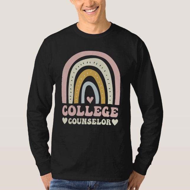 Camiseta College counselor appreciation high school counsel (Anverso)
