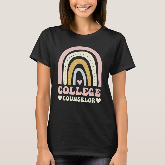 Camiseta College counselor appreciation high school counsel (Anverso)
