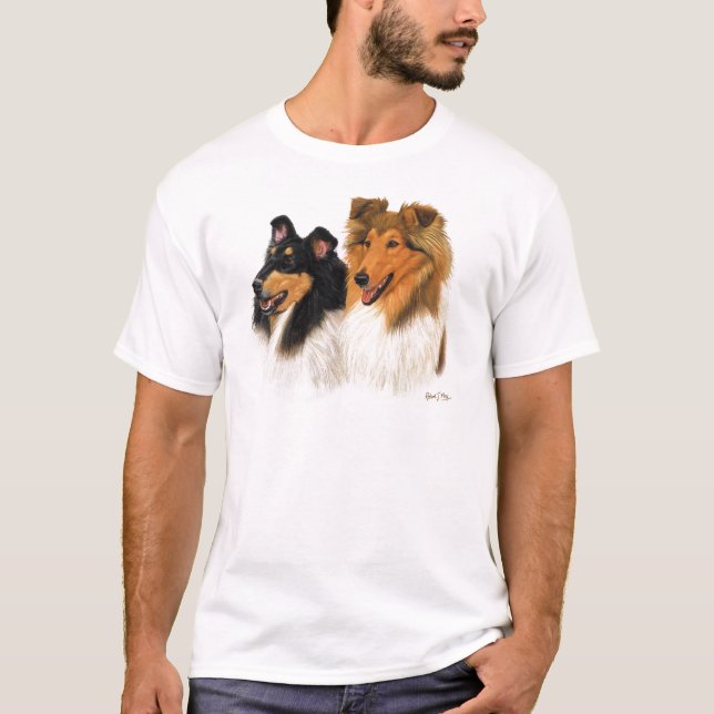 Camiseta Collie áspero (Anverso)