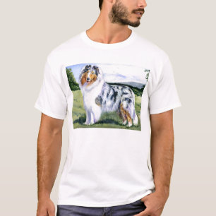 Camiseta Collie azul de Merle