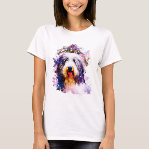 Camiseta Collie barbudo