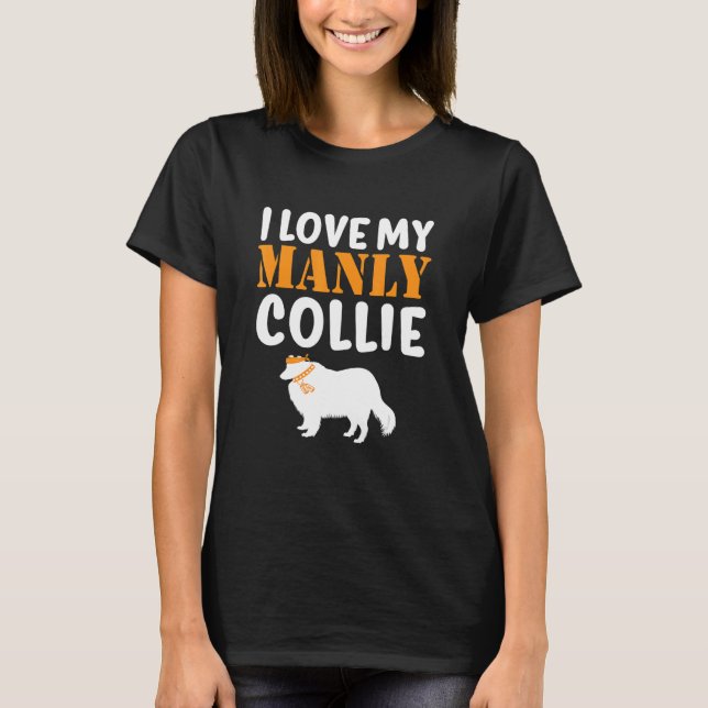 Camiseta Collie Canine Mascota niño perro cachorro género r (Anverso)