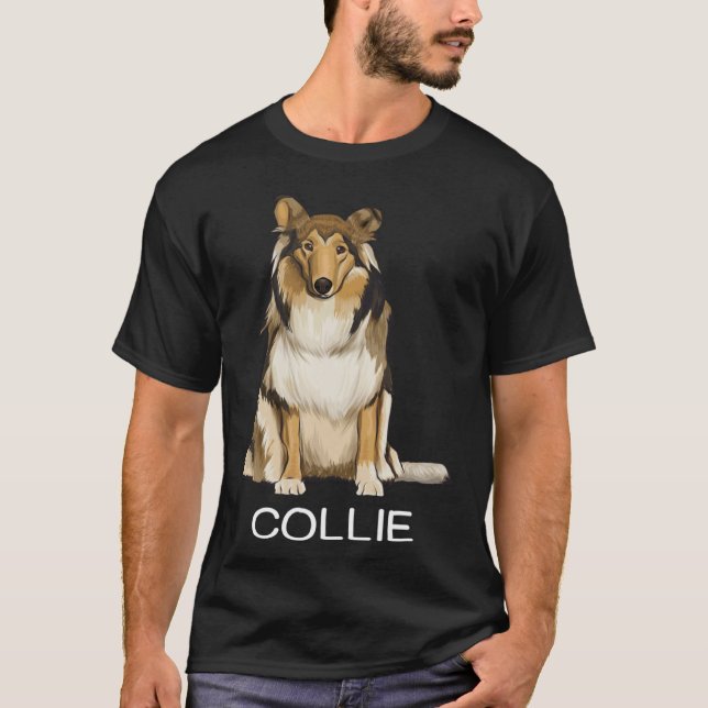 Camiseta Collie Crazy Dog (Anverso)
