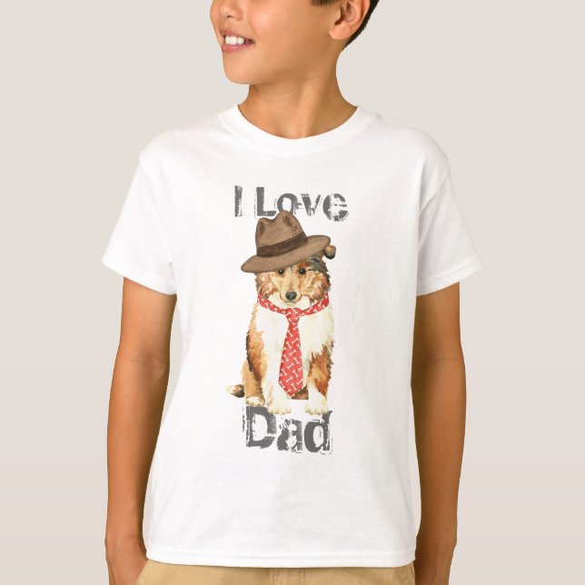 Camiseta Collie Dad (Anverso)