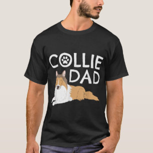 Camiseta Collie Dad Cute Dog Puppy Mascota Animal Lover Reg