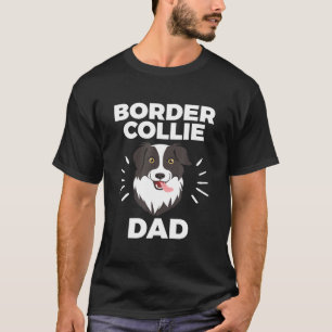 Camiseta Collie Dad Fronteriza Hombres Dueños de perros par