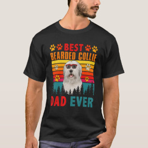 Camiseta Collie Dad, mejor cariñosa, de la vida