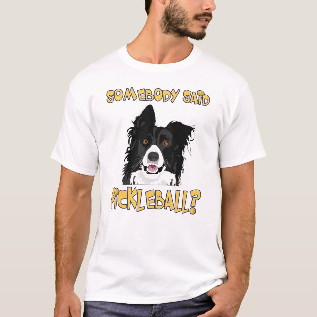 Camiseta Collie de borde de bolas (Anverso)