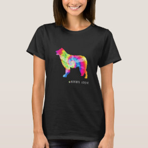 Camiseta Collie de borde Mascota de cachorro Perro dueño de