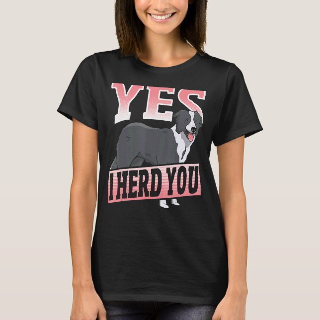 Camiseta Collie de borde que te mantuve (Anverso)
