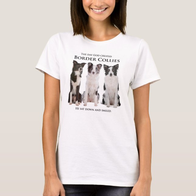 Camiseta Collie de borde T-Shirt (Anverso)