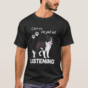 Camiseta Collie de frontera que oigo que no escuchas