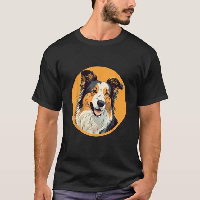 Camiseta Collie Dog Cute Dog Breed (Anverso)