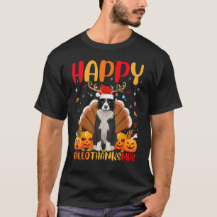 Camiseta Collie Dog Happy Collie Hellothanksmas