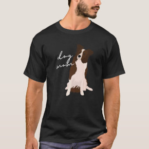 Camiseta Collie Dog Mom Perro Mujer Perro de la Frontera Bl