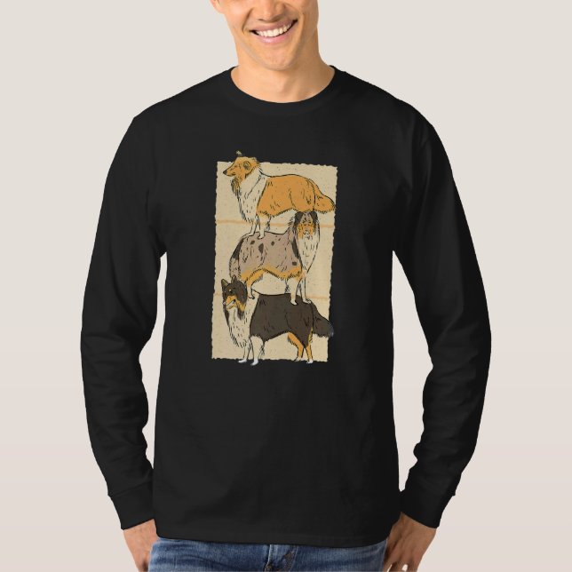 Camiseta Collie Dogs Tower Dog Dueño Perro Mascota Perro (Anverso)