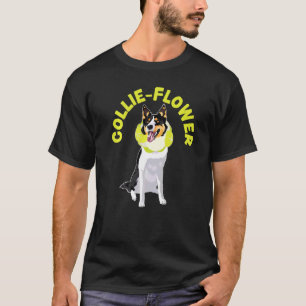 Camiseta Collie Flower Dog Puppy Paw Love Border Collie 1