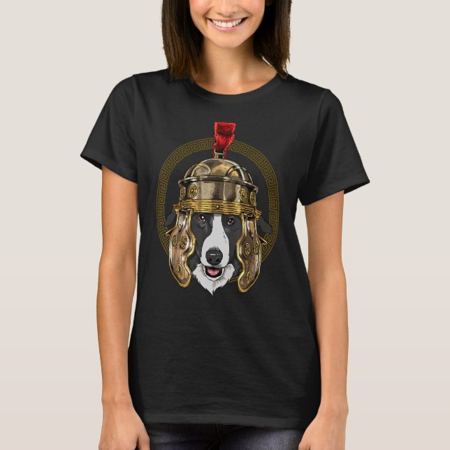 Camiseta Collie Fronteriza Centurion Imperio Romano Antiguo (Anverso)