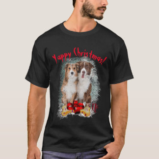 Camiseta Collie Fronteriza Navidades Yappy Perro Mamá Y Pap